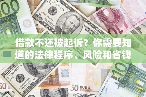 武汉借款不还被起诉？你需要知道的法律程序、风险和省钱技巧